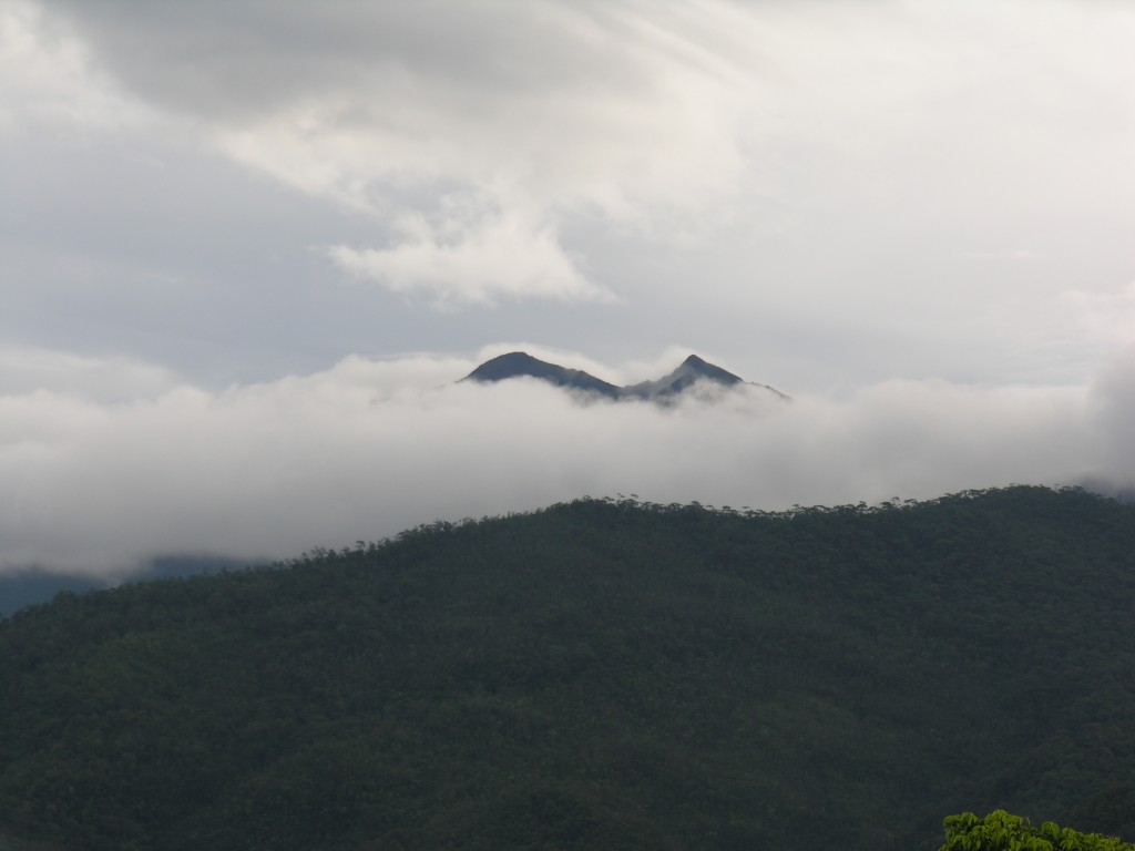 Our first glimpse of Mount Victoria from the hunters' homestead