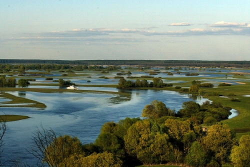 Mezino kaimas, Černigovo sritis, potvynis Desnos upėje